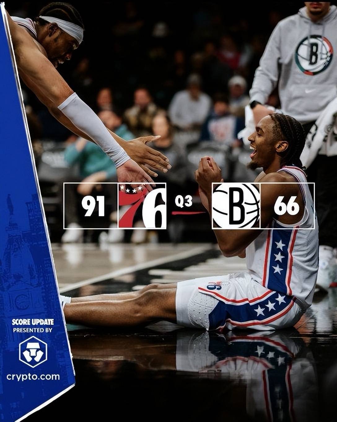 篮网大胜76人，展现强大实力